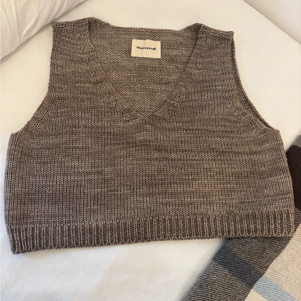 NWT Misha & Puff Box Vest, Brut